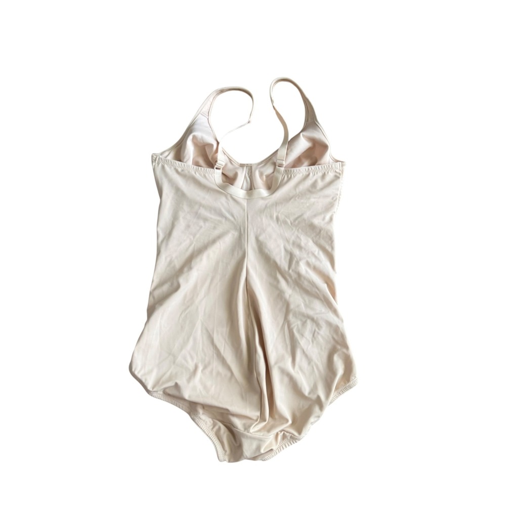 Bali Women Nude Firm Control Shapewear Bodysuit Built-In Minimizer Bra 36C 1009 - Picture 6 of 6